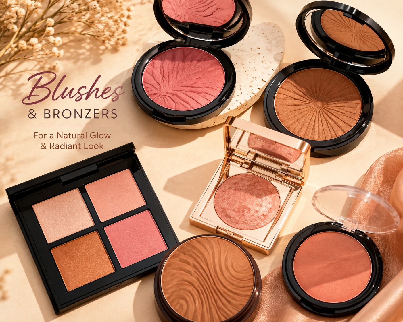 Blushes & Bronzers – Best Face Makeup for a Natural Glow & Radiant Look